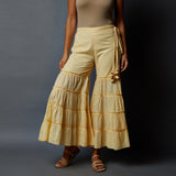 Lurex Tiered Palazzo with handmade tassels