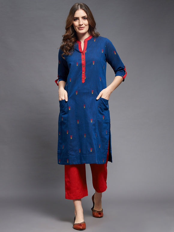 Corporate South Cotton Kurta & Pants set