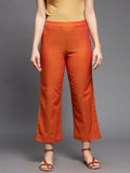 Straight Cotton Pants