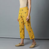 Back elasticated Straight Pants - Booti