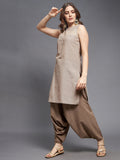 S/l Straight Tunic and Harem Pants Set