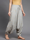 Low crotch South Cotton Harem Pants