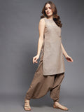 S/l Straight Tunic and Harem Pants Set