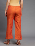 Straight Cotton Pants