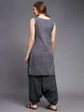 S/l Straight Tunic and Harem Pants Set