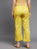 Straight Cotton Pants