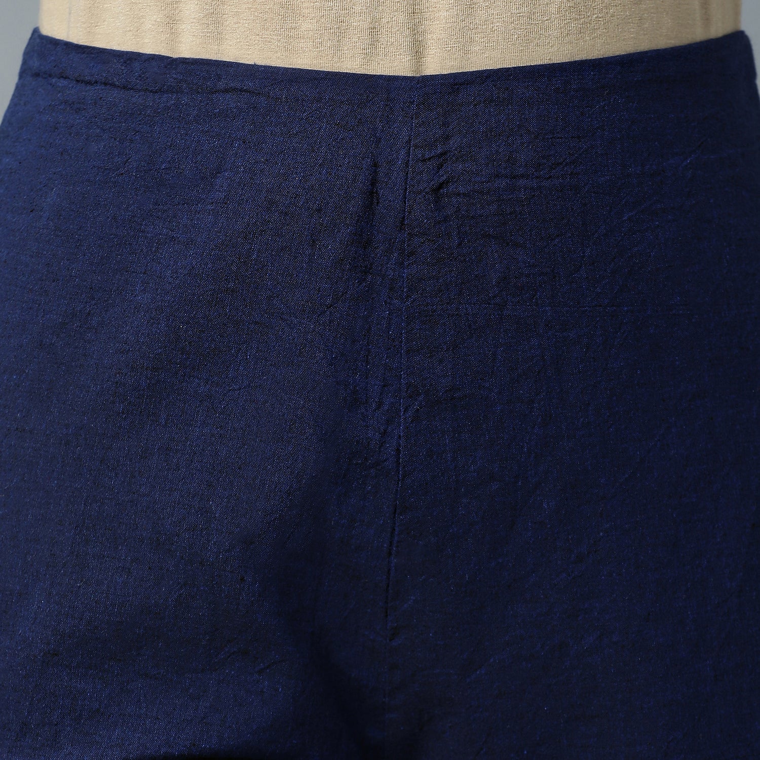 Navy Stripes Embro Kurta and Plain Pants Set – Indian Dobby