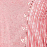 Side Placket Big Button Mangalgiri Dobby Kurta - Indian Dobby