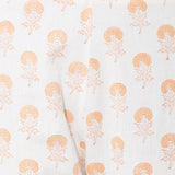 Handblock Print Flex Straight Pants - Indian Dobby