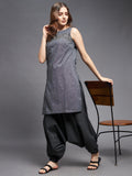 S/l Straight Tunic and Harem Pants Set