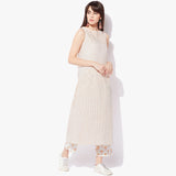 A-line Cotton Handblock Print Kurta