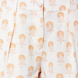 Handblock Print Cotton Flex Shorts