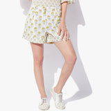 Handblock Print Cotton Flex Shorts