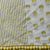 Handblock Printed Tassels Scarf
