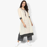 Centre Panel Ikat Kurta & Pant Set