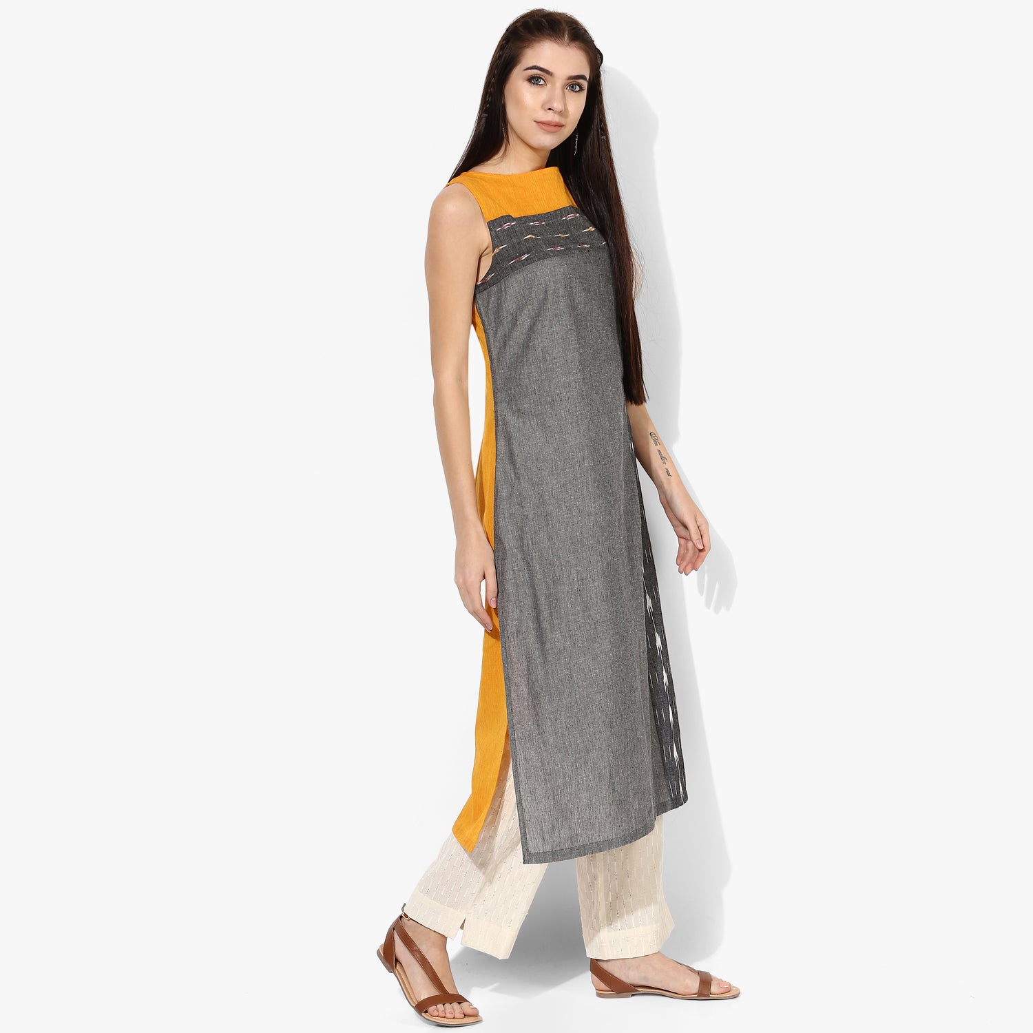 Anvi - Sleeveless Kurti – Ichika