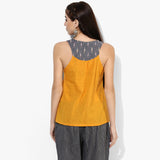 Racerback Ikat Top - Indian Dobby