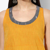 Racerback Ikat Top - Indian Dobby