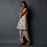 Handblock Print Dhoti Pants & Tunic Set