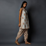 Handblock Print Dhoti Pants & Tunic Set