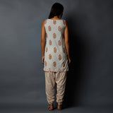 Handblock Print Dhoti Pants & Tunic Set