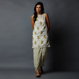 Handblock Print Dhoti Pants & Tunic Set