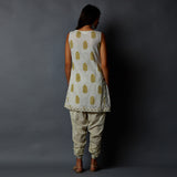 Handblock Print Dhoti Pants & Tunic Set