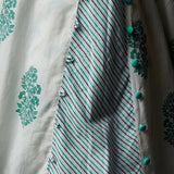 Handblock Print Side Kali Panel Kurta