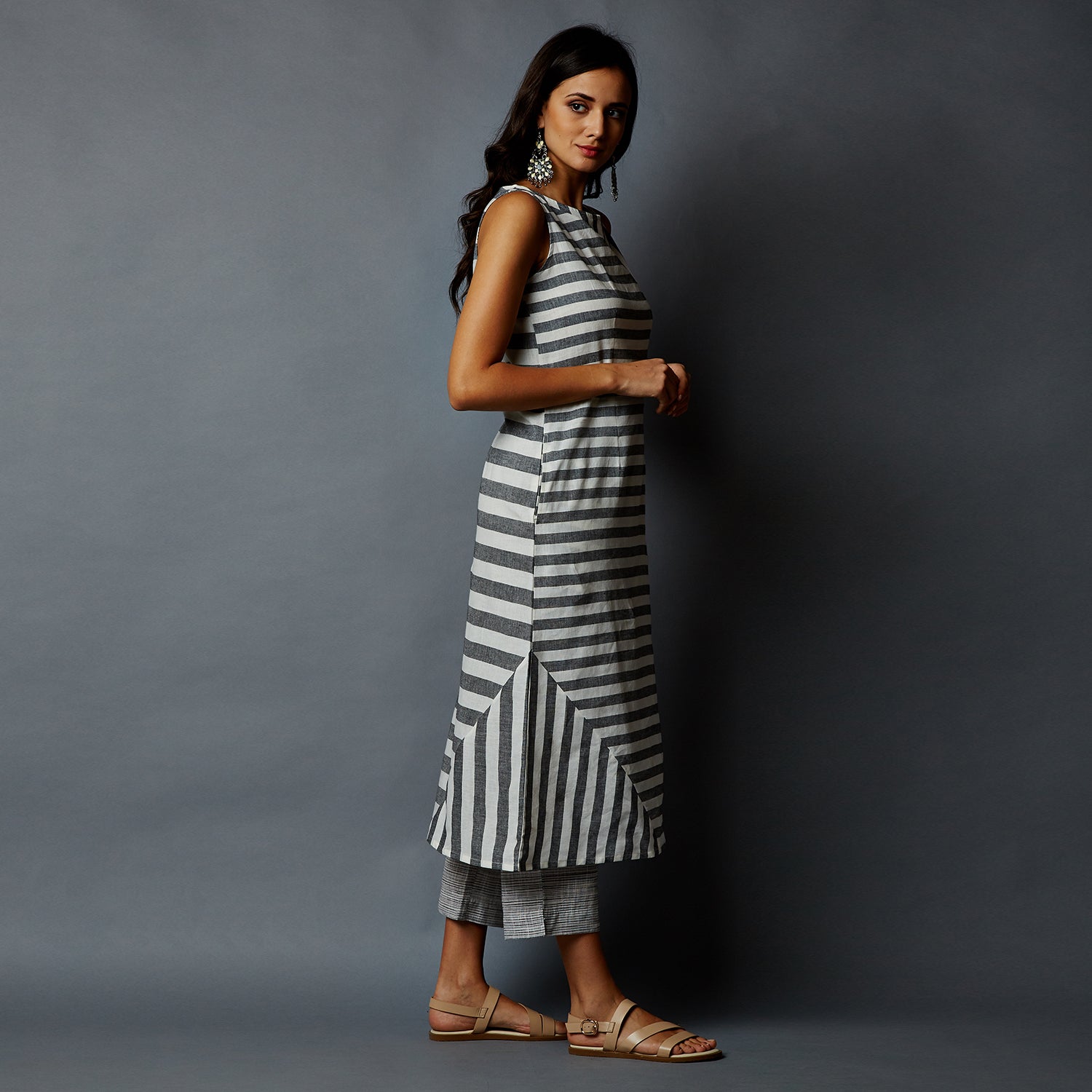 Apiece Apart Verder Striped Mini Dress Size XL NWOT | eBay